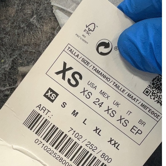 Zara Black Faux Leather Button Leggings New - Picture 5 of 6